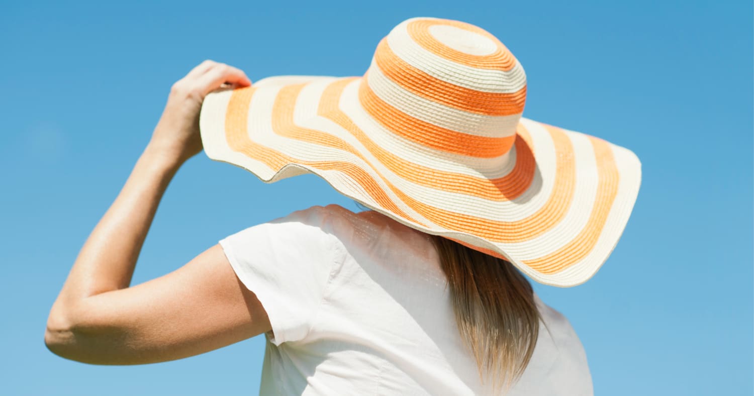 Simplicity Women's UPF 50+ Wide Brim Braided Straw Sun Hat with