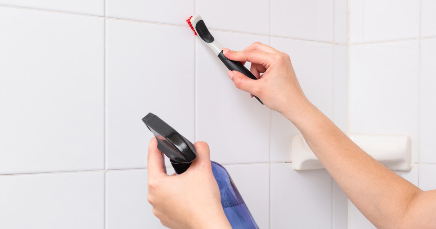 Rubbermaid Reveal Power Scrubber, Grout & Tile Bathroom Cleaner