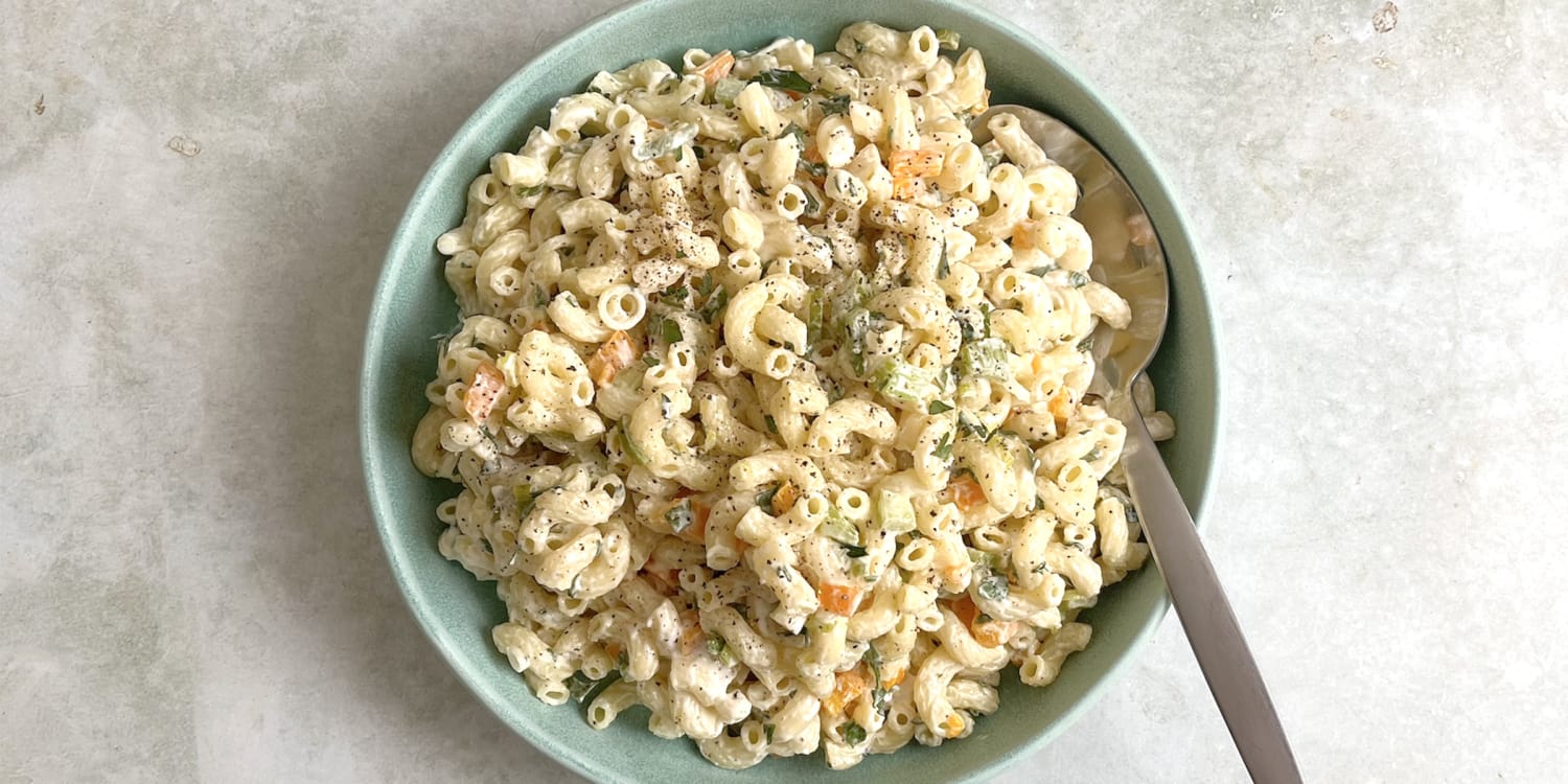 Bookmark this macaroni salad recipe for summer cookouts