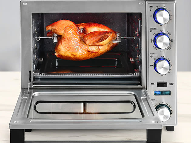 1pc Oven, Baking, Three-in-one Functional Rotatable Built-in