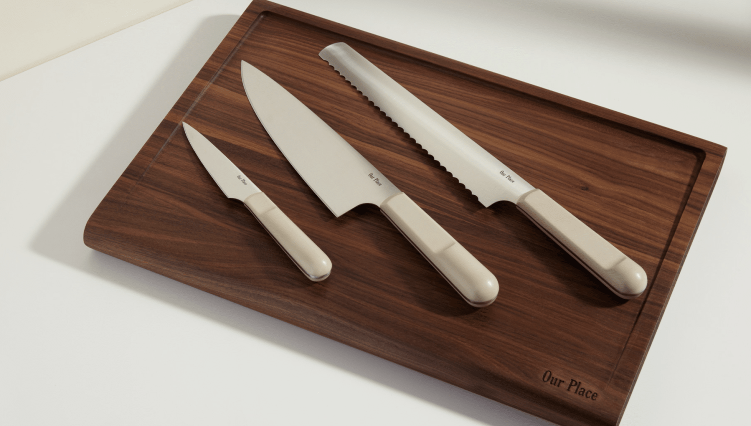 Caraway cookware launches knife sets, utensils, and cutting boards