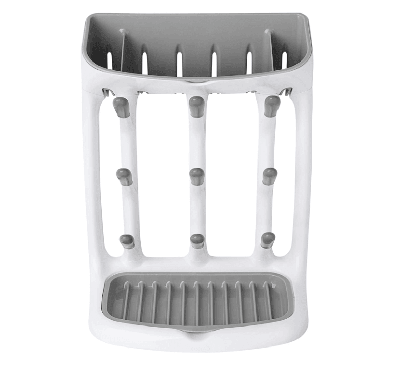 OXO Tot Space Saving Drying Rack - Space Saving Bottle Accessories Bundle