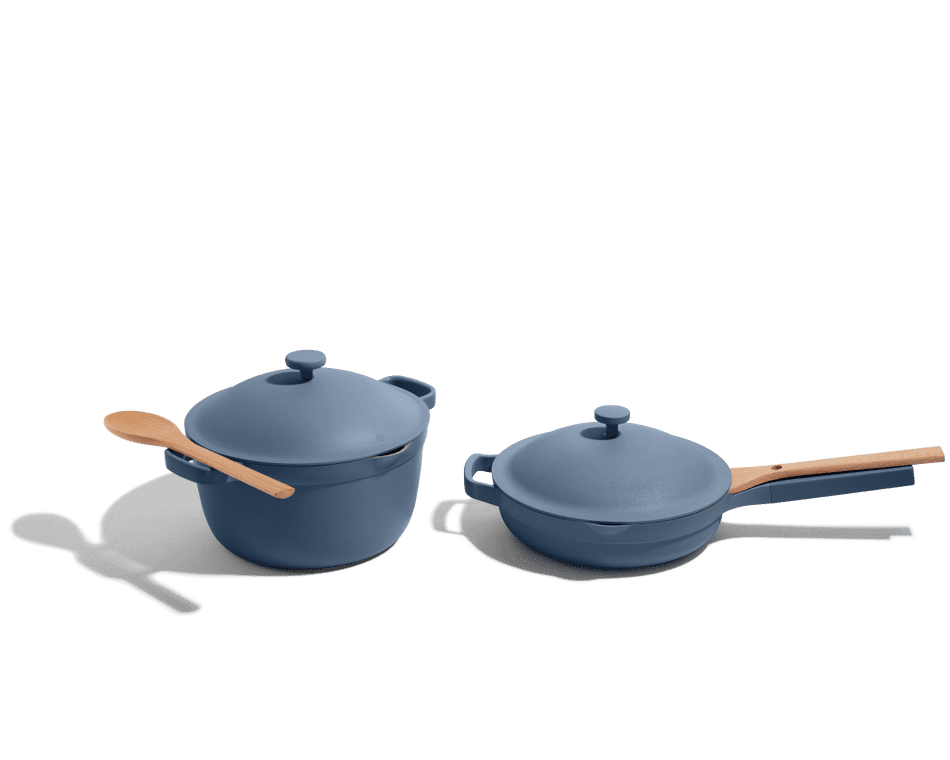JEETEE Sauce Pan with Lid, 1.5 Quart and 2.5 Quart Non Stick Saucepans Set,  Induction Pots Set Masterclass Cookware Set (4 PCS)