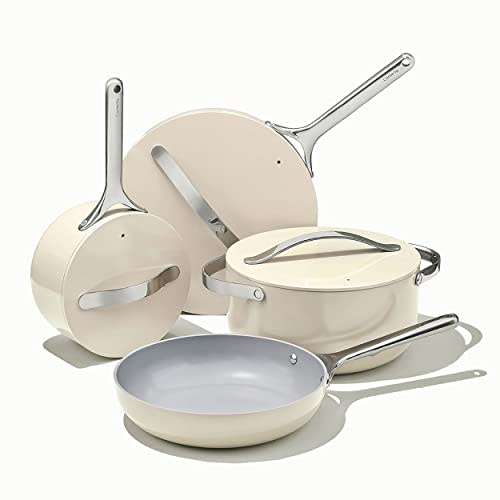40% OFF On 's #1 Bestselling Non-Toxic Pans For Mother's Day: Carote  White Granite Non-stick Cookware Set