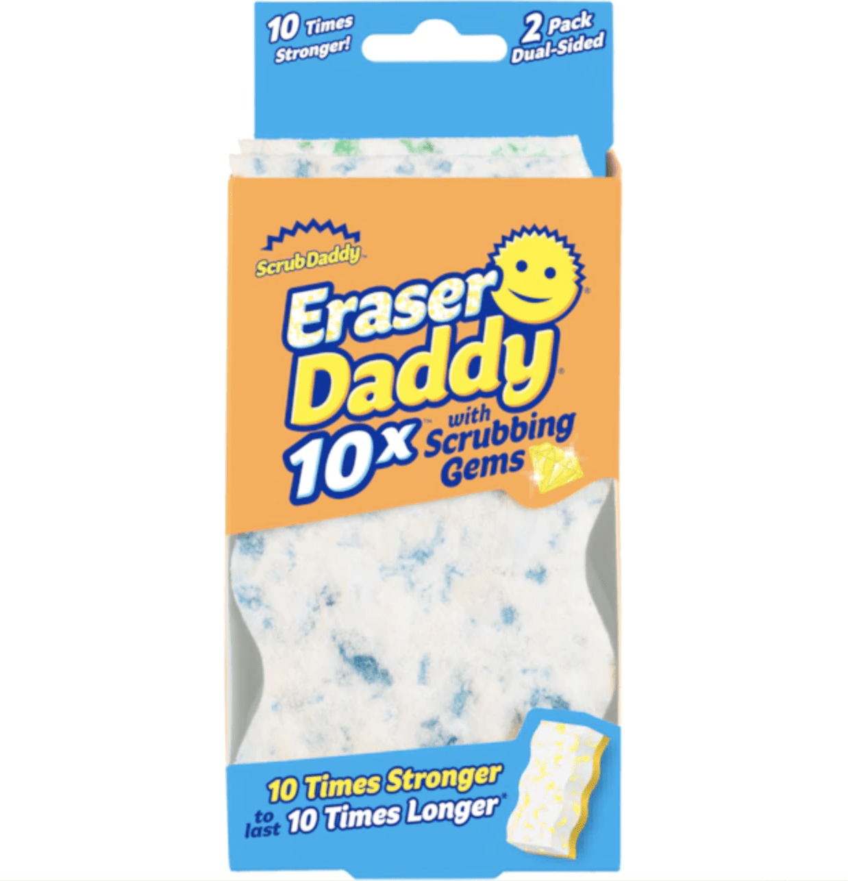 Scrub Daddy® Eraser Daddy Dual-Sided Household Scrubber & Eraser