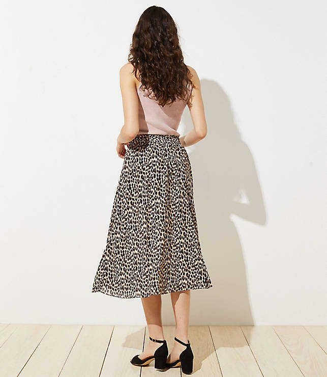 Sanctuary everyday cheetah clearance print a-line midi skirt