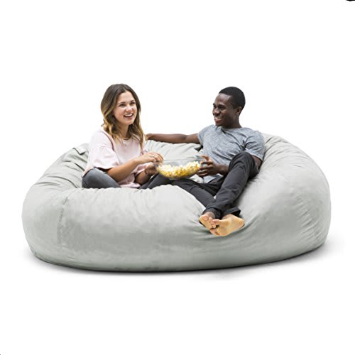 Oversized pillow doubles as a giant cozy chair, This 'lovesac' is the  coziest couch you will ever sit in ☺️, By In The Know Home
