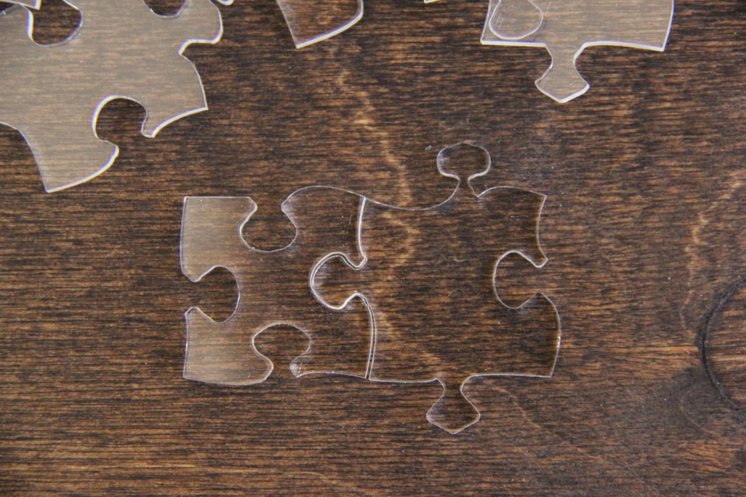 Puzzle Puzzle Transparent Puzzle. Transparent Acrylic Puzzle. Different  Levels of Difficulty. Crazy Puzzle. Clear Jigsaw. 