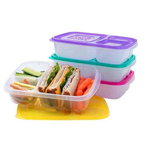 ShubhKraft Gooday lunch box for kids return gifts for birthday party and  school going kids .Pack of 4 -(Multicolor) 3 Containers Lunch Box 