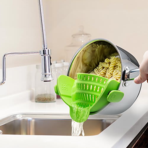 The best colander that clips on is $23 on  - TODAY