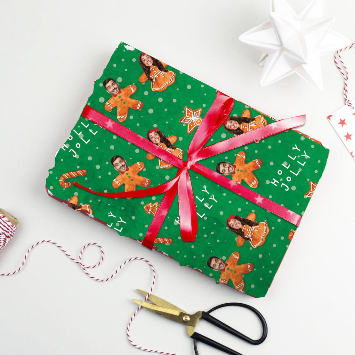 Custom Gift Wrap – Rock Paper Scissors