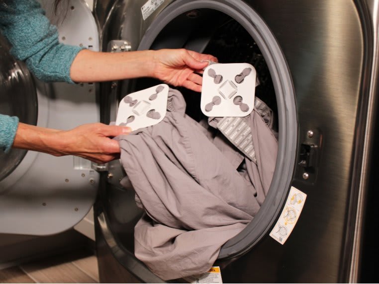 Wad-Free for Bed Sheets is the ultimate washer and dryer hack