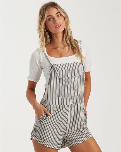 Striped hotsell overall dress