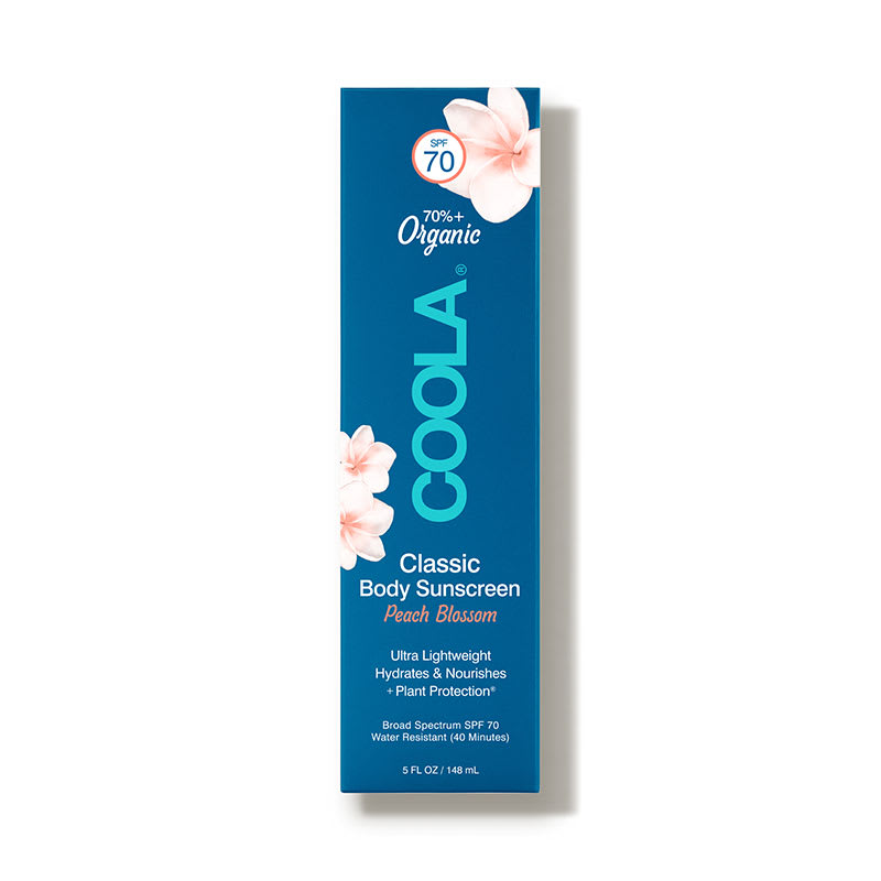 COOLA Classic Body Organic Sunscreen Spray Broad Spectrum SPF 70 - Peach Blossom (6.0 fl oz / 177 ml)