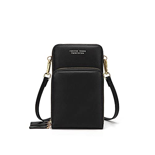 Buy Cross Body Phone Bag With Funky Strap in Black Sophisticated Online in  India 