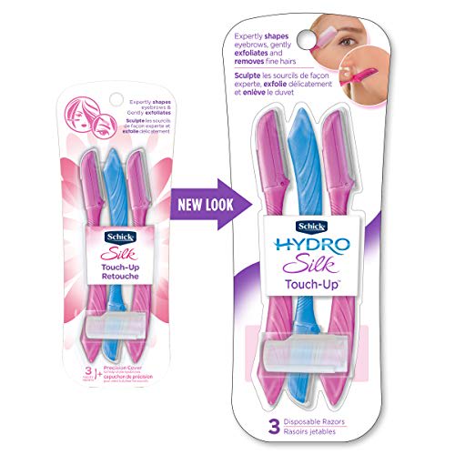 Schick Hydro Silk Waxing Strips for Face Hair Removal Eyebrow
