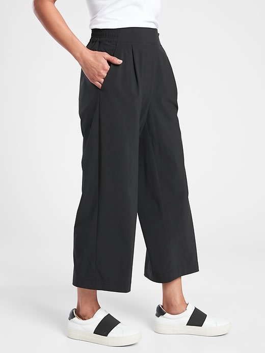 Are you still wearing black Wideleg Trousers  by Yujia Du  Medium