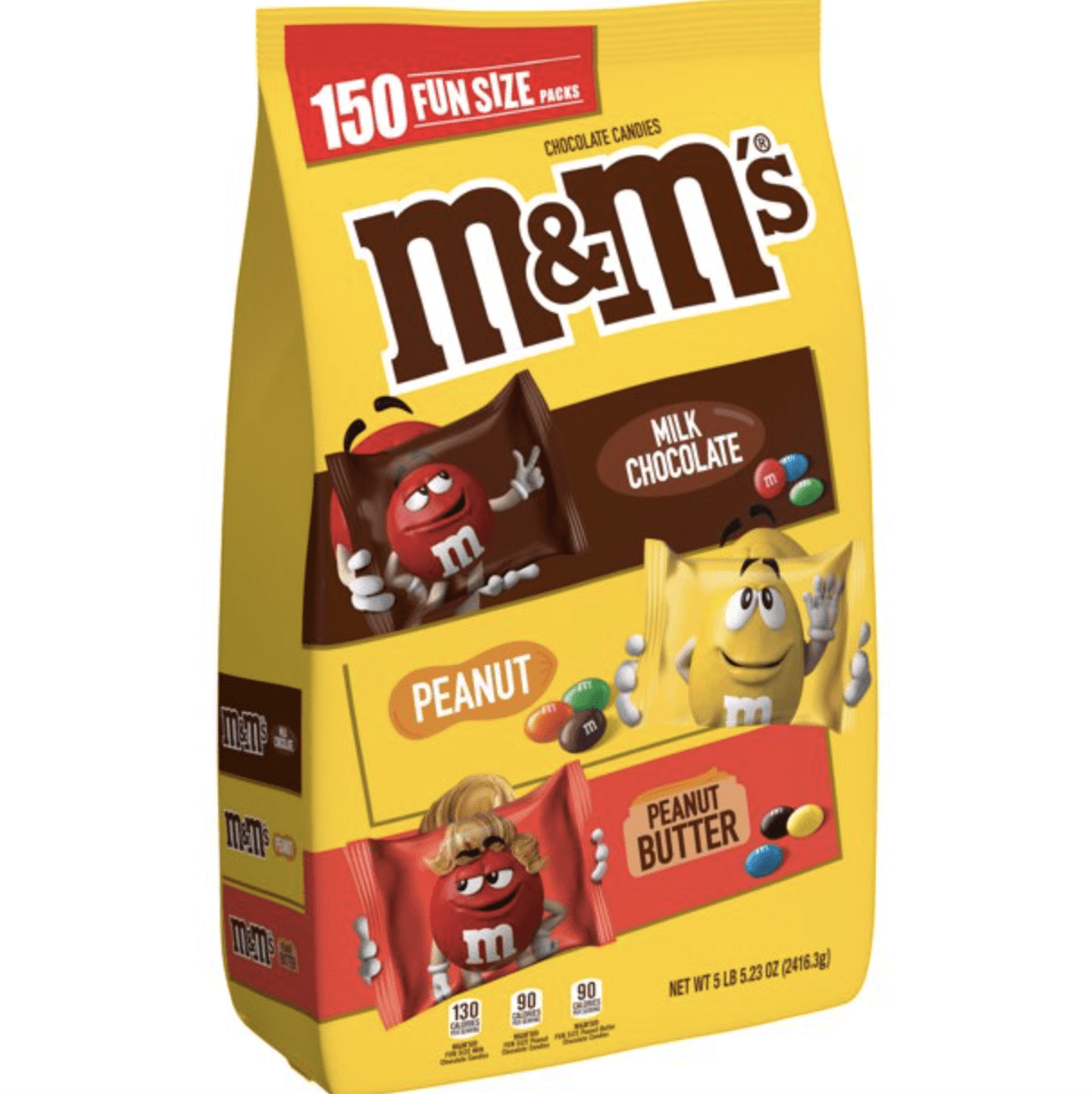M&M'S Chocolate Candy Assorted Fun Size Bulk Variety Pack (115 ct., 4 lbs)