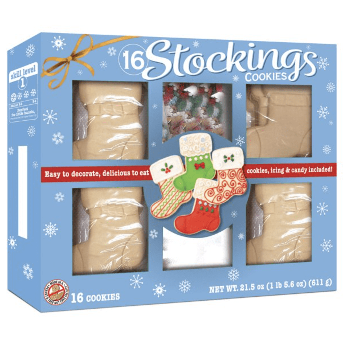 Freshness Guaranteed Christmas Sugar Cookie Coloring Kit, 16 oz 