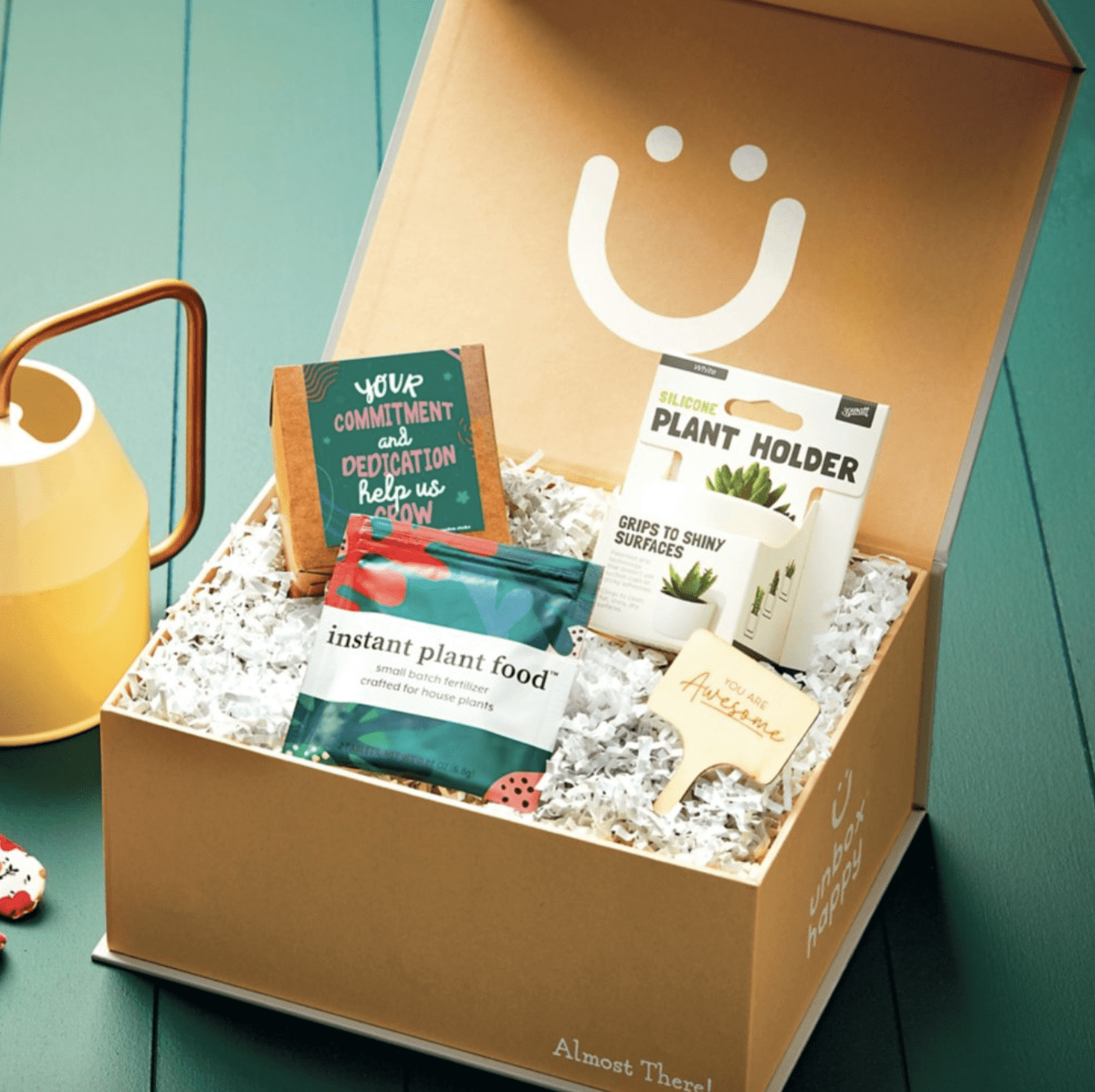 Let Love Grow Hygge Box for Two Succulent Gift Idea, Hug in Box