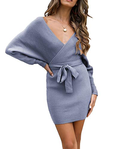This tie-waist sweater dress is the perfect winter outfit - TODAY
