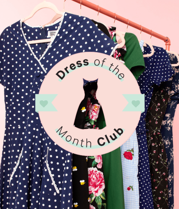 sachin and babi light blue dress Unique Vintage: Dress of The Month Club Review- October 2016