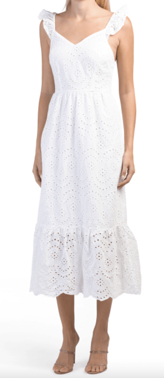 chinese dress ladies Francesca Bettini Women's Cowl Neck Tropical Print Linen Maxi Dress main image 0