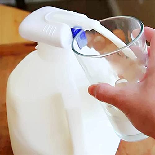 Milk Dispenser for Fridge Gallon, Automatic Drink Dispenser with Cleaning  Brush, Milk Jug Dispenser, Electric Tap for Milk Juice Water, Drink