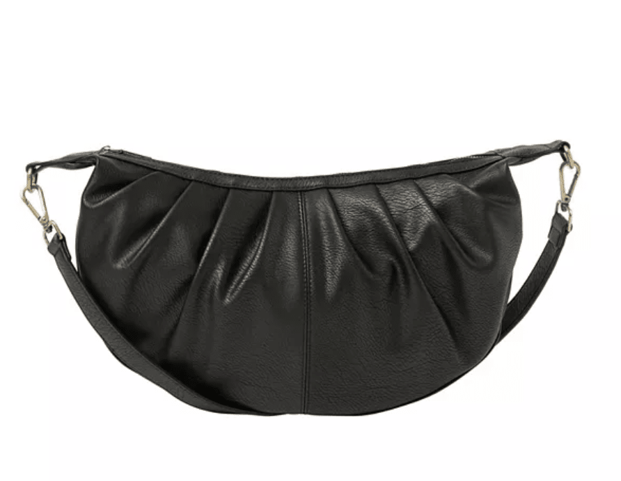 Amazing Song Crescent Crossbody Bag for Womens, Designer Hobo Shoulder  Vegan Togo Leather Adjustable Strap, Half Moon Bag