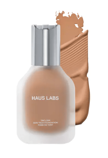 Trying out the haus labs foundation 💫