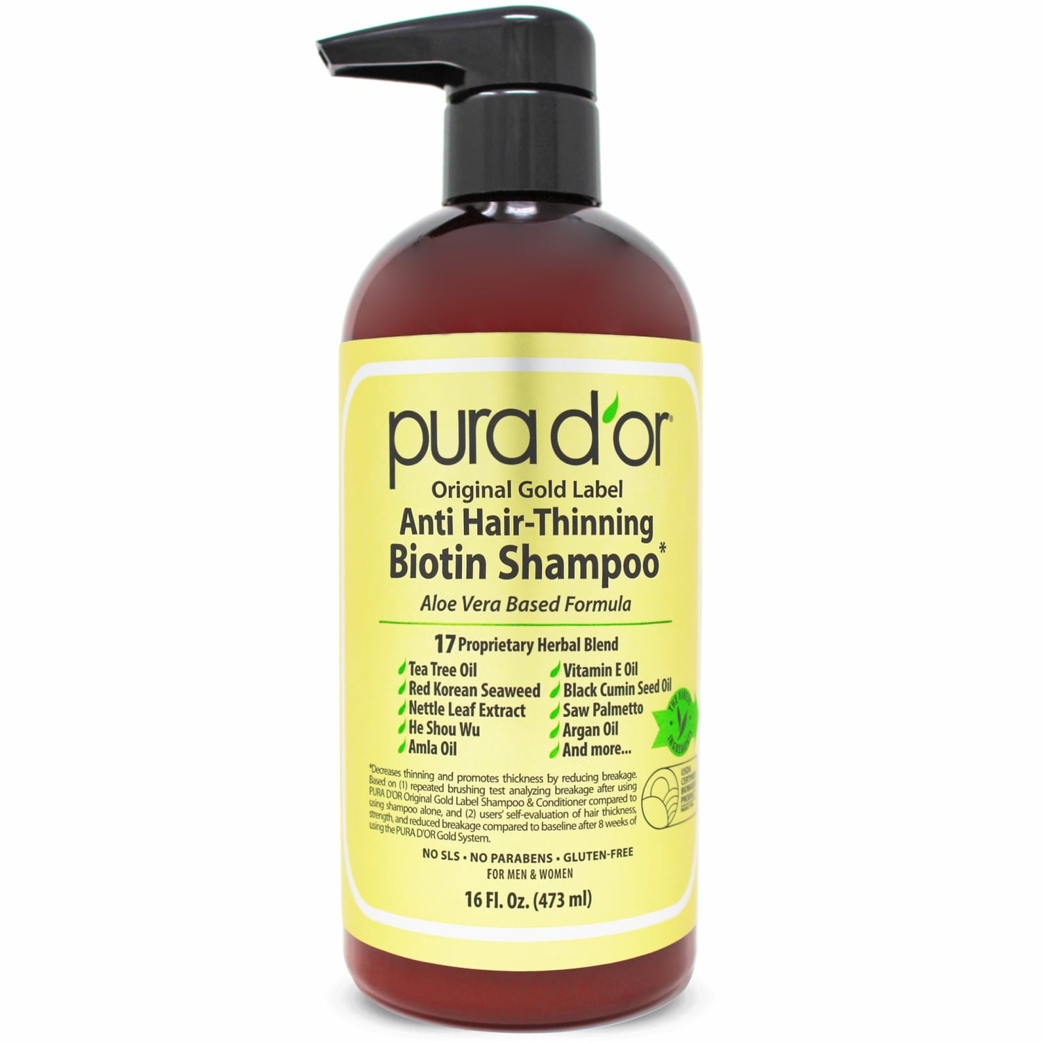 PURA D'OR M.D. Anti Hair-Thinning Shampoo and Conditioner Set
