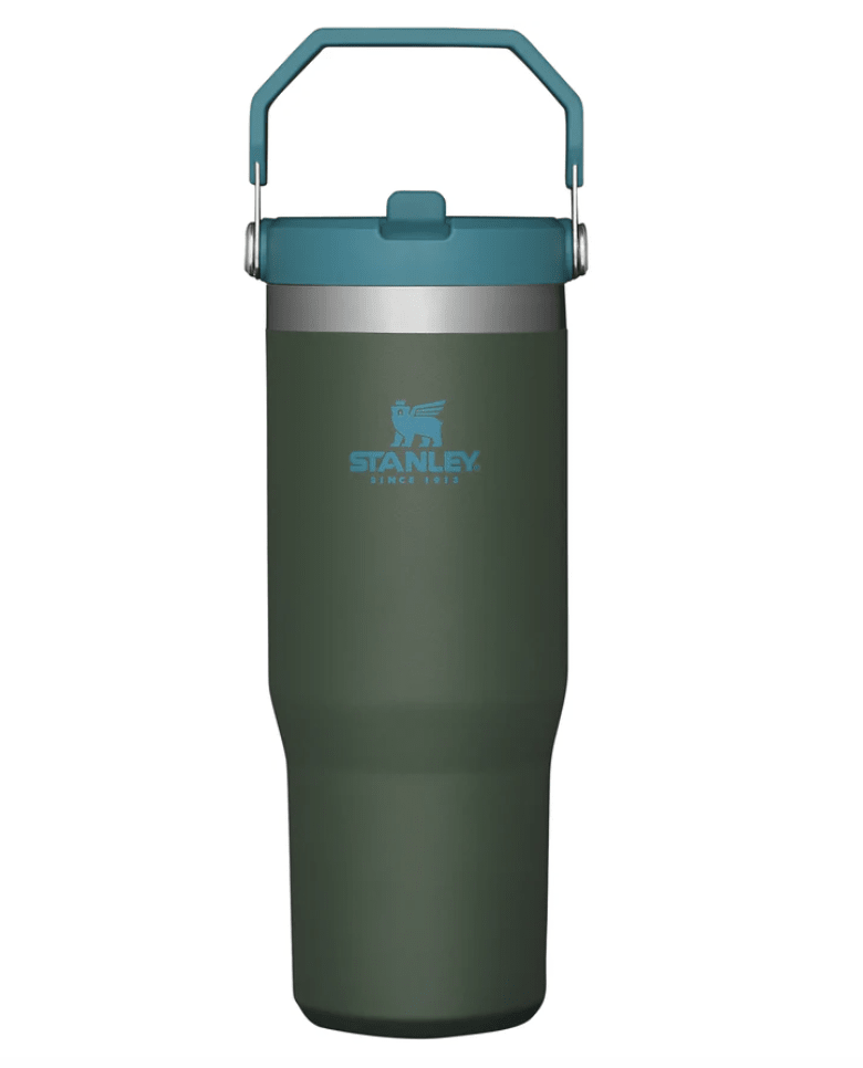 Paw Print Engraved Stanley 20 Oz Iceflow Flip Straw Tumbler 