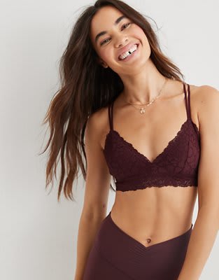 Dusty Purple Forever Young Lace Bralette