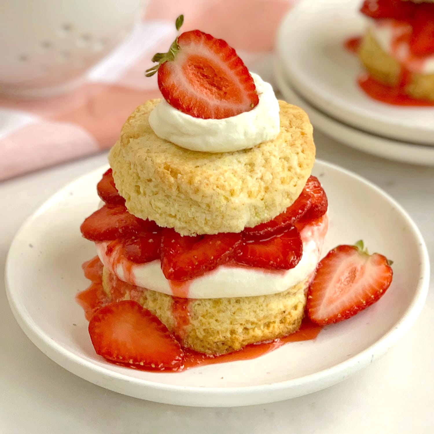 Chocolate Biscuit Strawberry Shortcakes - Grits and Gouda