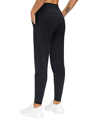 Athletic Works Women’s Stretch Cotton Blend Jogger Pants with Pockets