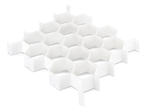 Simply Essential Honeycomb Drawer Organizer - White 1 ct