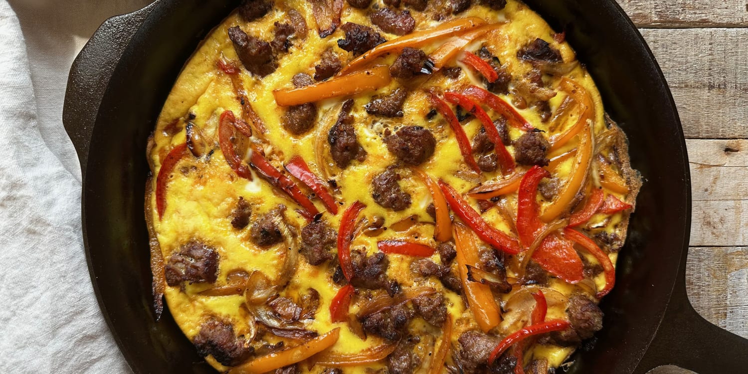 This sausage, pepper and onion frittata will be the star of brunch 