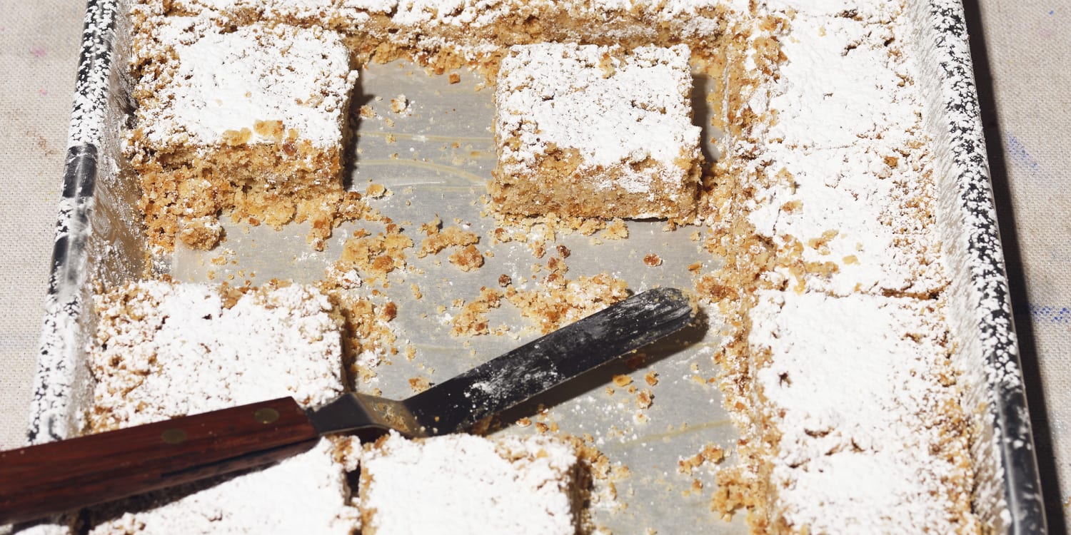 Give buttery shortbread some crunch with toasty granola