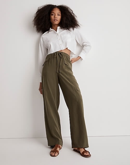 Travel Outfit Win: Free People High-Waist Utility Pants All Day