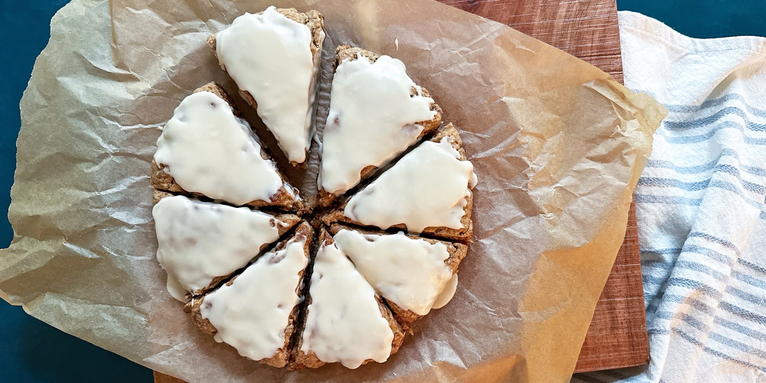 Use a cast iron wedge pan to create scone-like portions of this