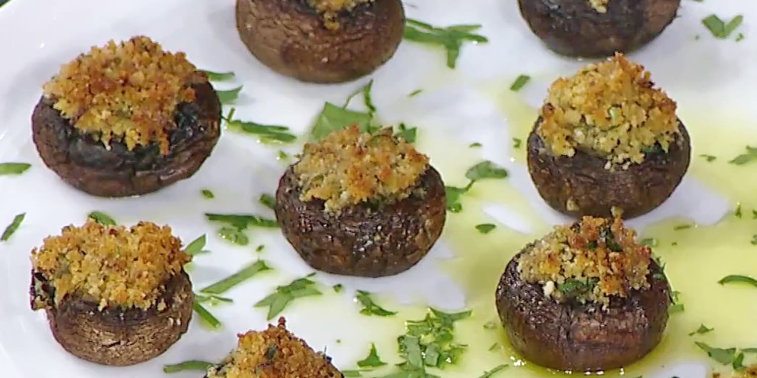 Make stuffed mushrooms for an easy Italian-style appetizer