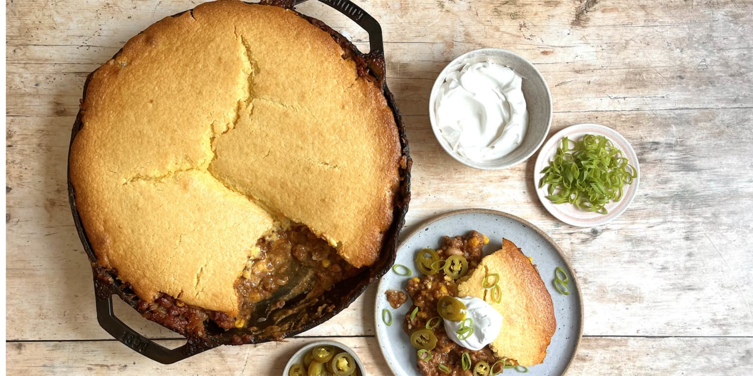 A comforting tamale pie for weeknight dinners