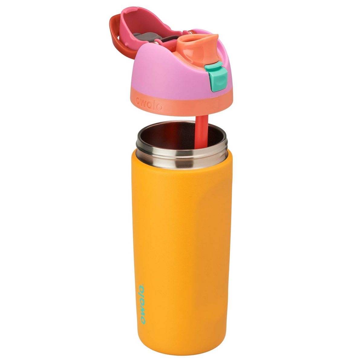 Owala Water Bottle in 2023  Pink water bottle, Water bottle with straw,  Pastel pink aesthetic