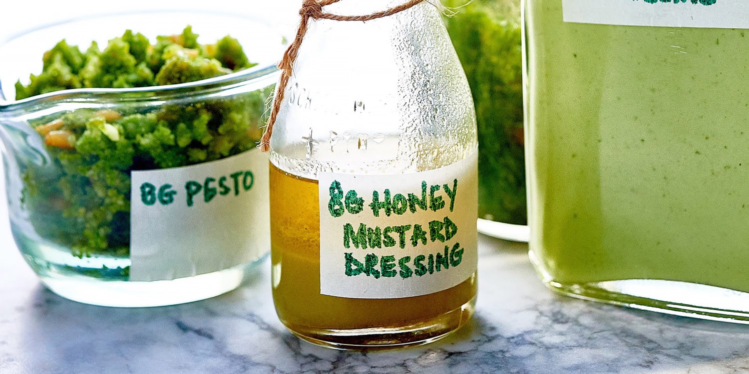 Easy Homemade Dressing: Balsamic, Avocado, Honey-Mustard and Mint