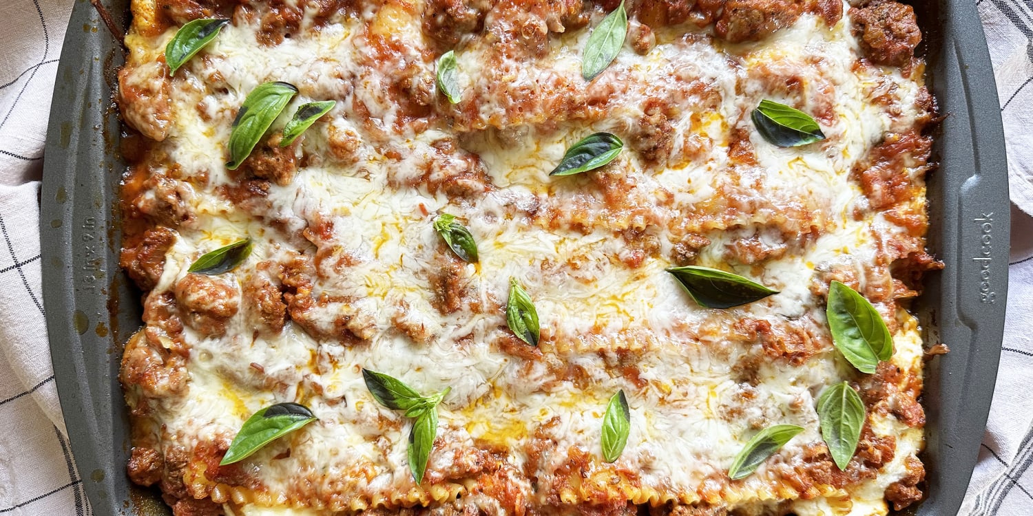 The easiest lasagna recipe ever