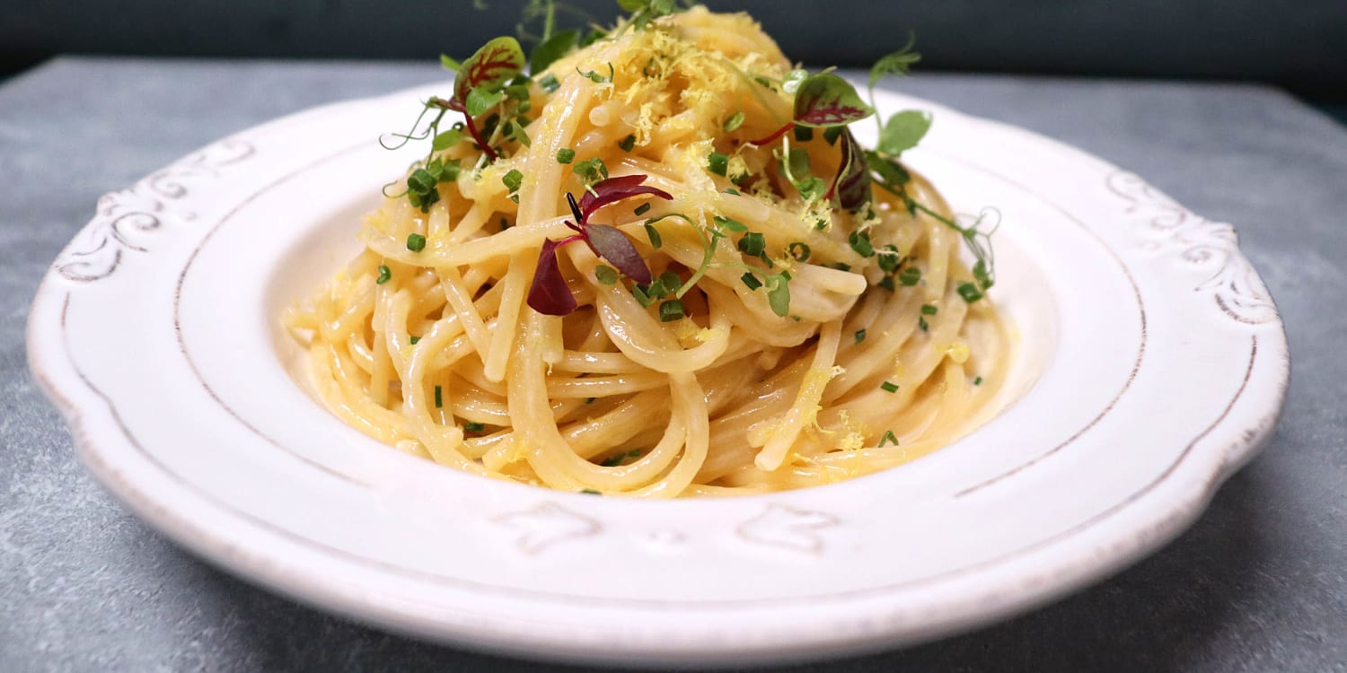 Pasta al limone is a bright and creamy classic Italian dish