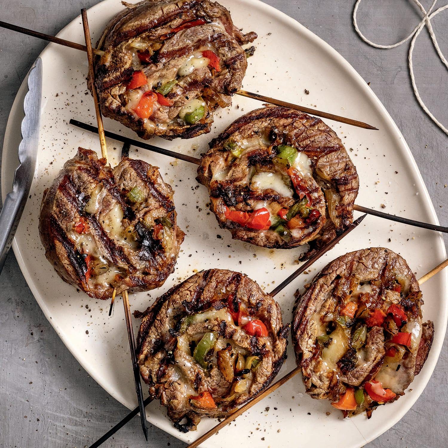 Steak pinwheels or meat lollipops 🍭. These were delicious 🤤 Full rec, steak pinwheels