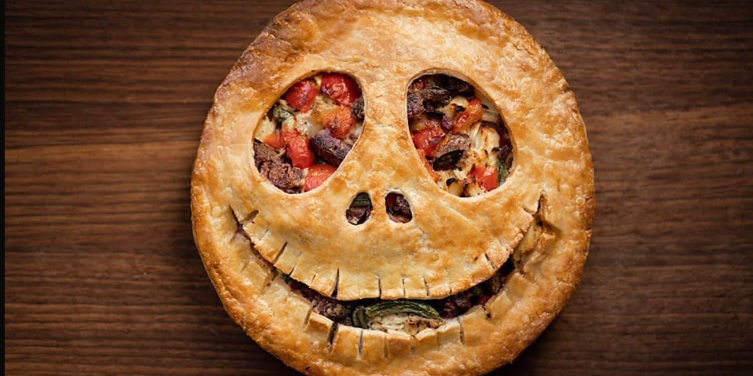 Give chicken potpie a spooky makeover for Halloween