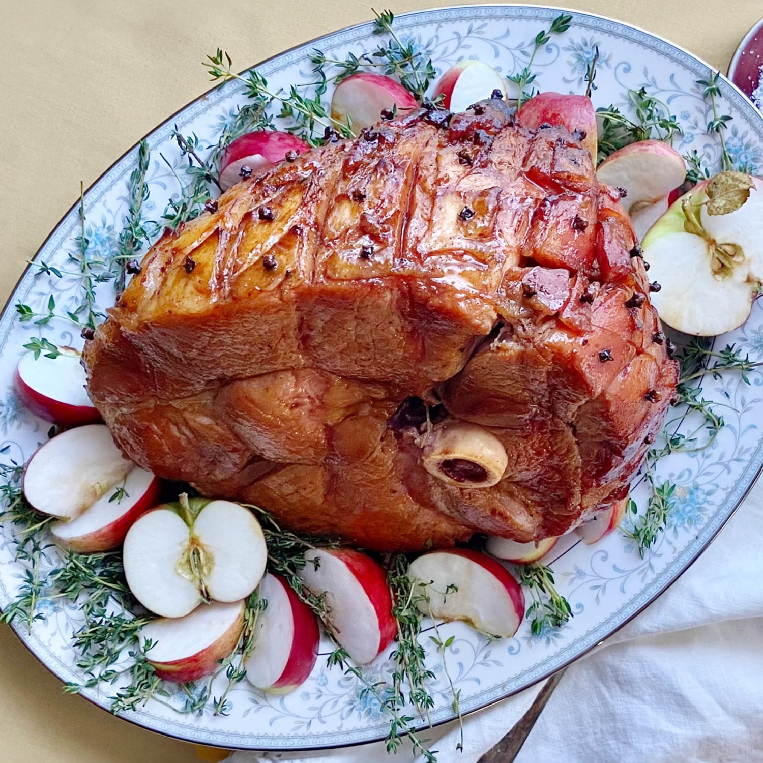 Cider Glazed Baked Holiday Ham Recipe