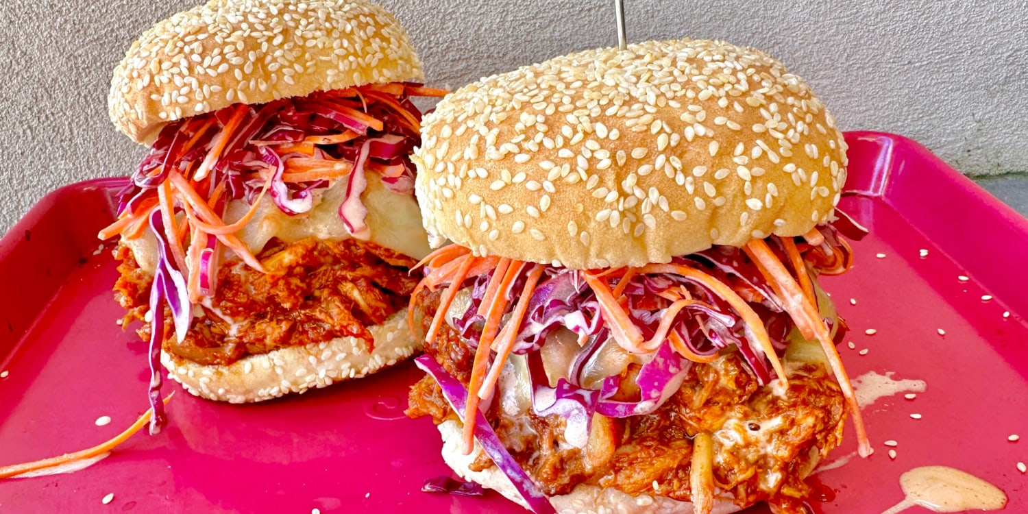 Make easy barbecue chicken sandwiches for dinner tonight
